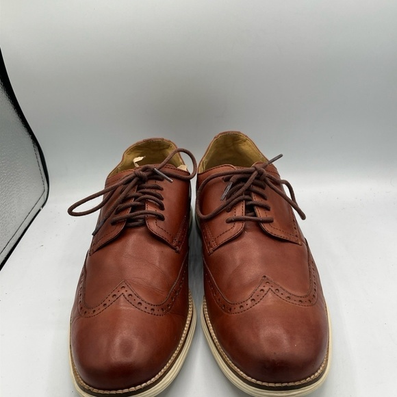 Cole Haan Original Grand Wingtip Oxford Shoes Mens Sz 11.5 M C26471 Brown - Picture 2 of 11
